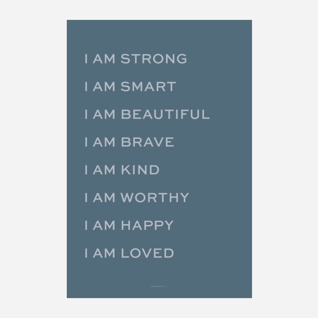 Huddy's Daily Affirmations stretched canvas