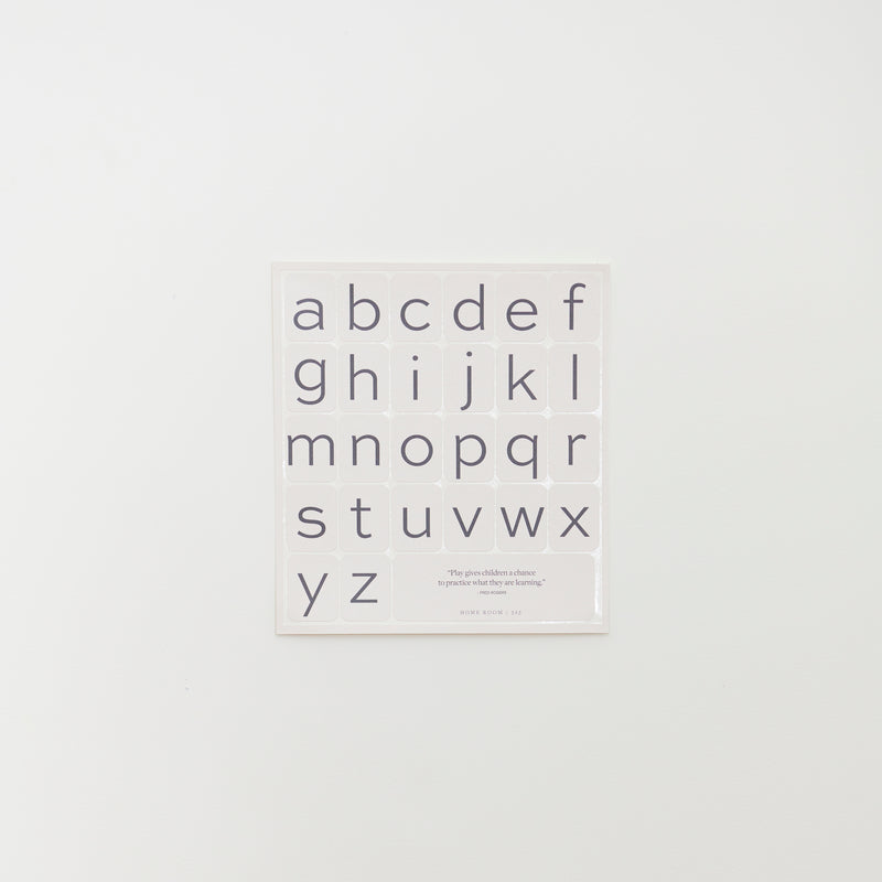 The Alphabet Lower Case Replacement Stickers