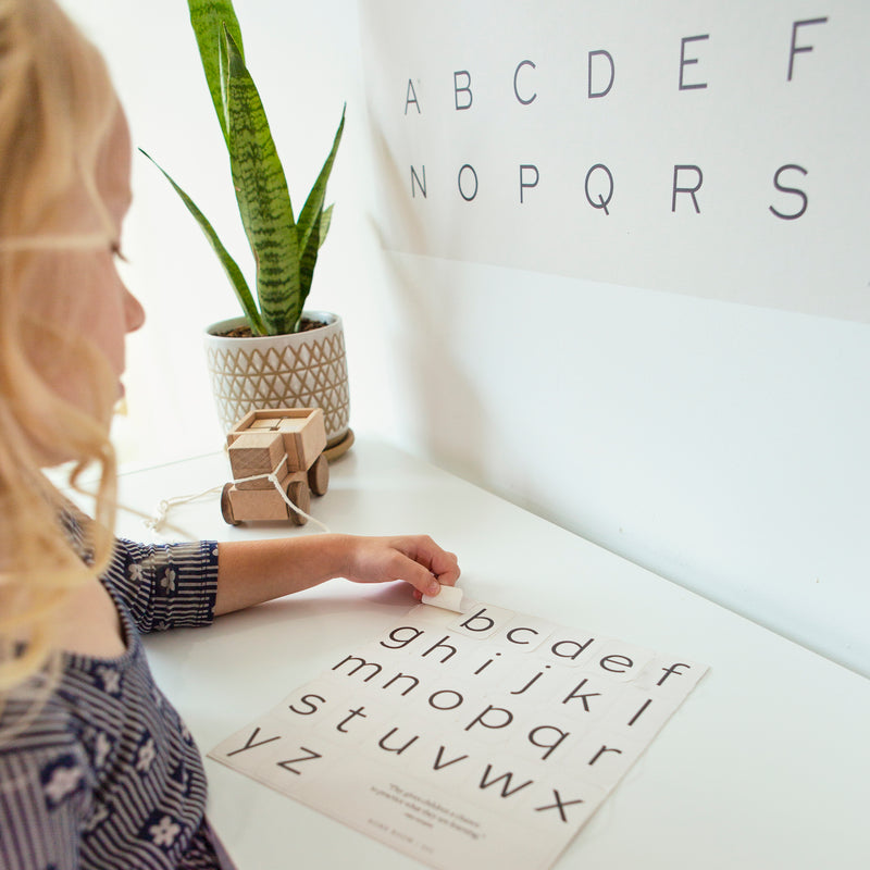 The Alphabet With Stickers